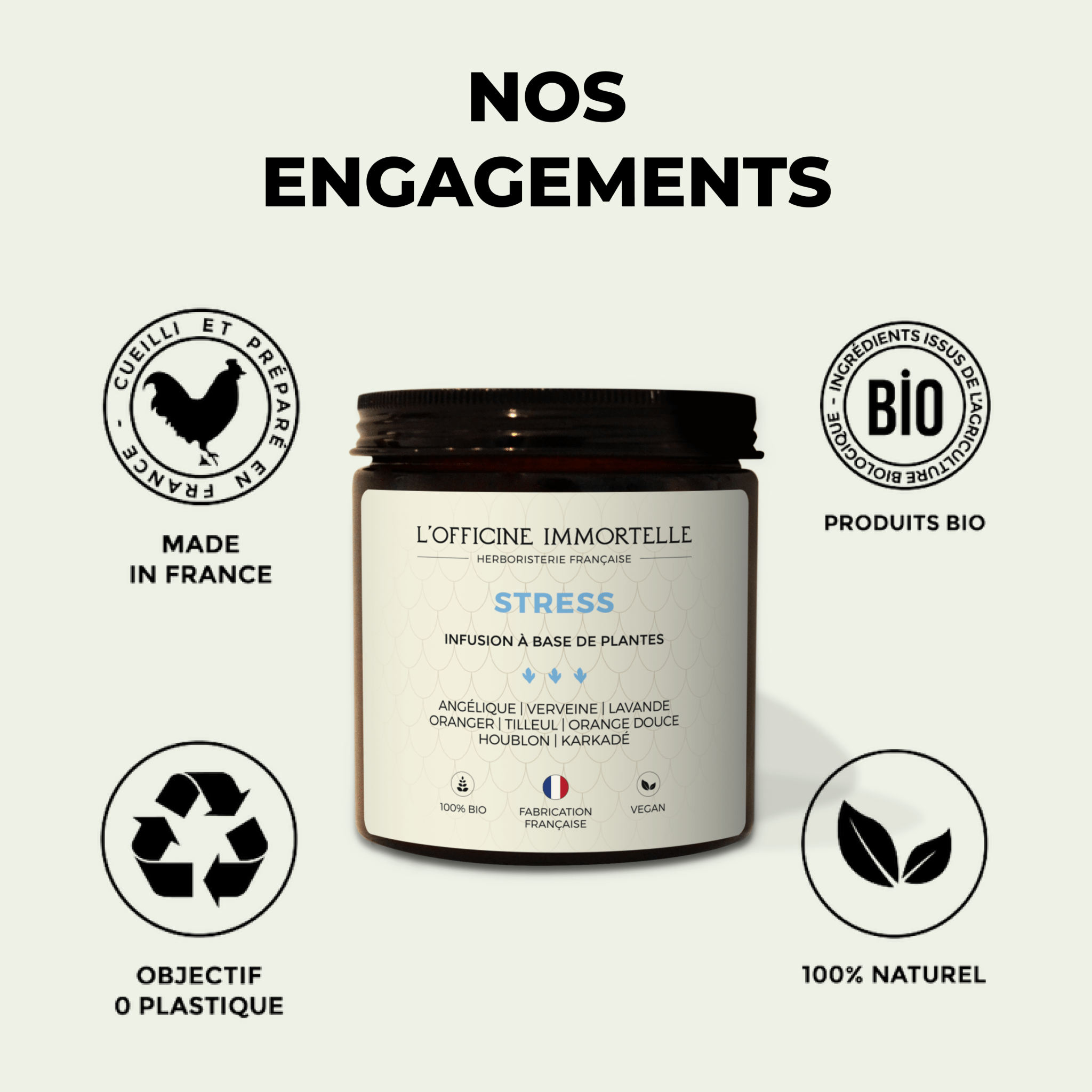 Tisane - Stress - Officine Immortelle
